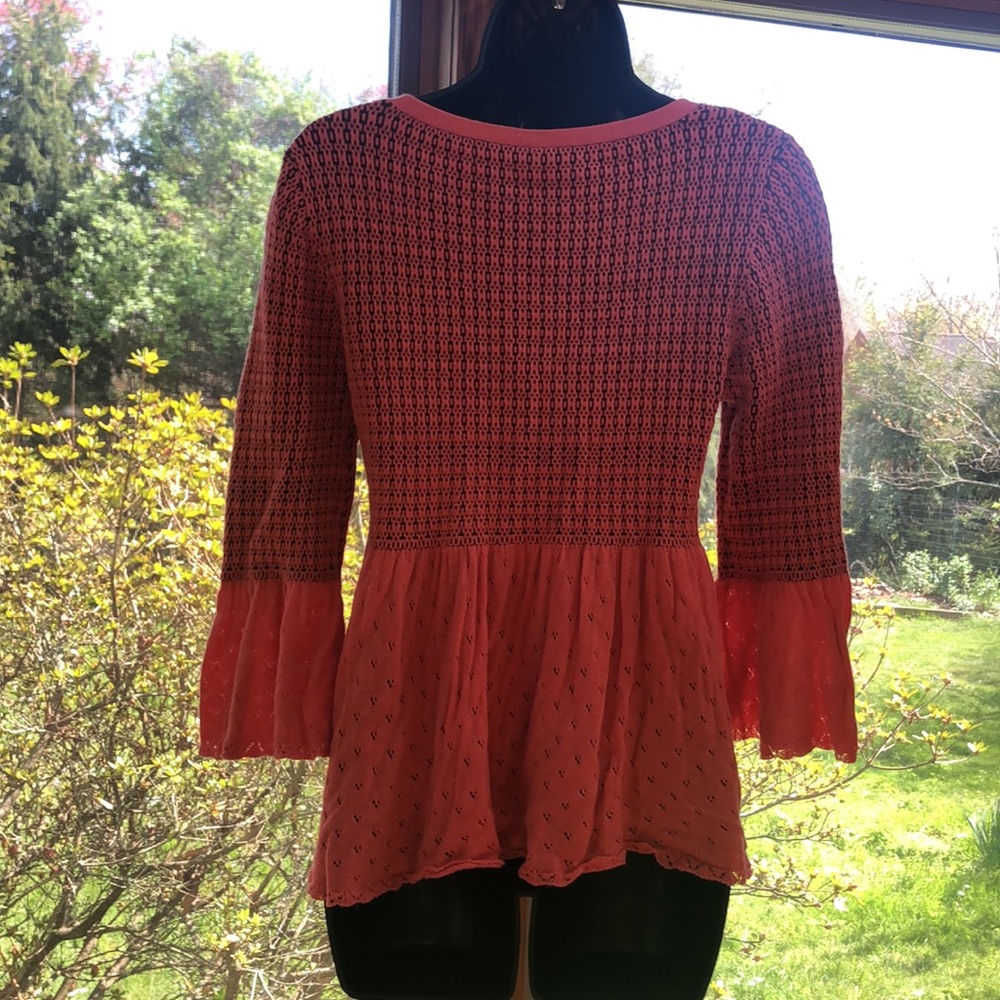 Free People Coral Button-Up Cardigan - Picture 5 of 8